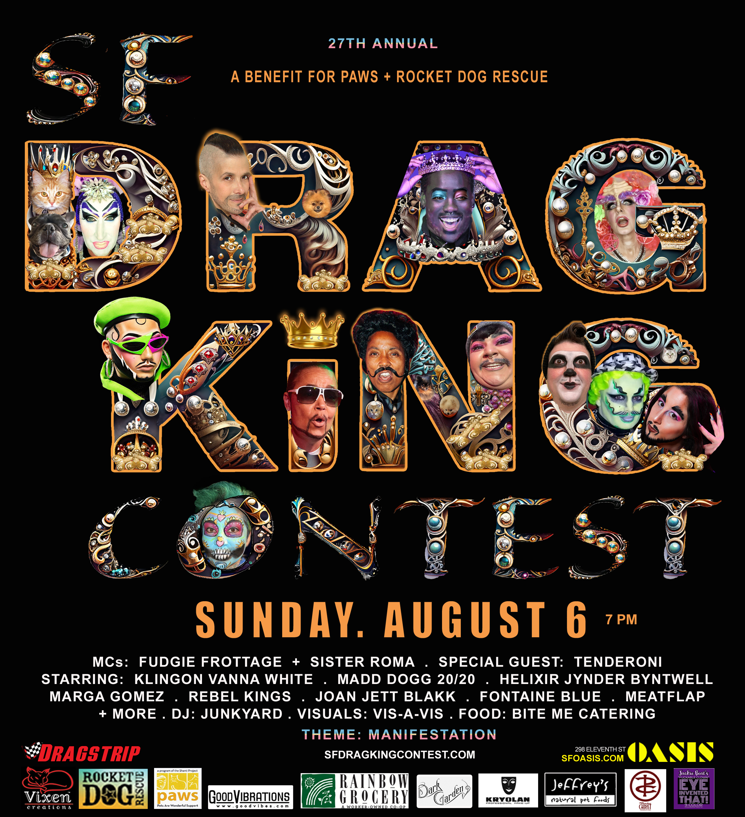 27th San Francisco Drag King Contest, 2023