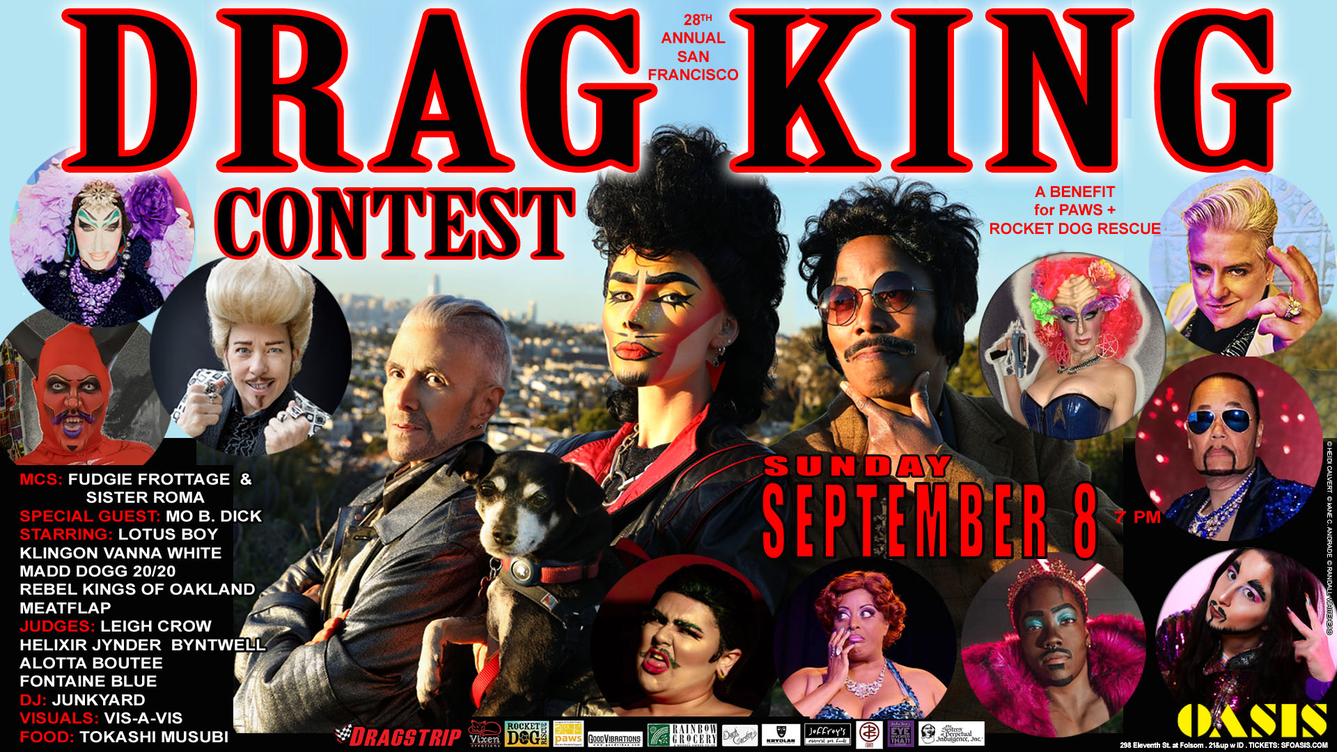 28th San Francisco Drag King Contest, 2024