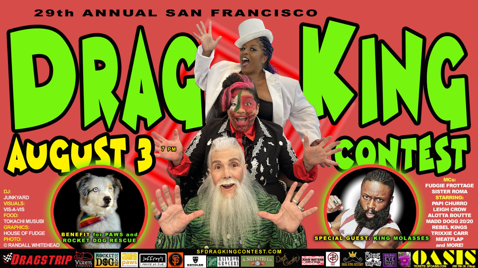 29th San Francisco Drag King Contest, 2025